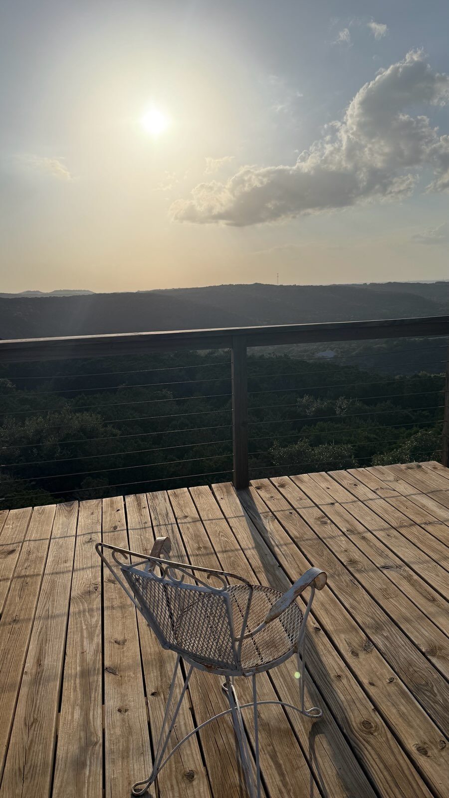 Sunset from a Heavenly View deck
